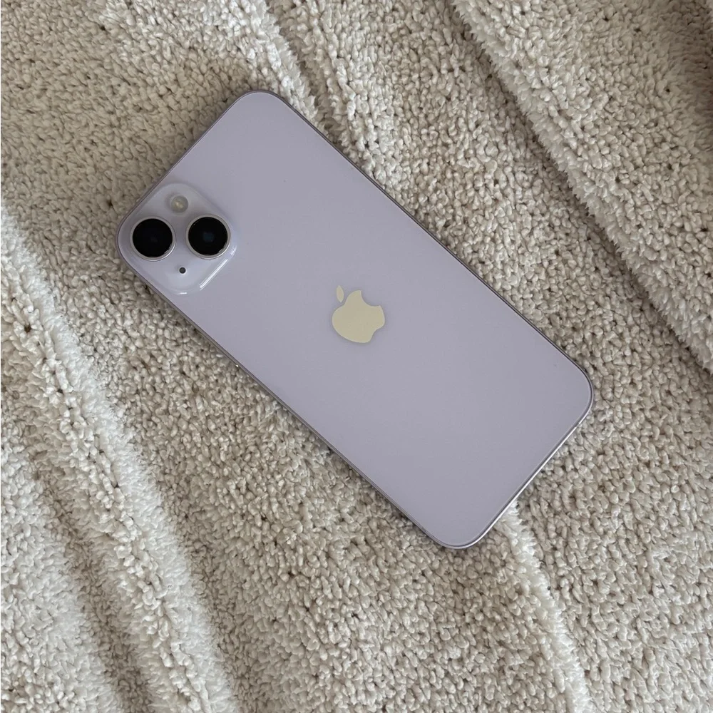 Apple Smartphone in Lavender Hue